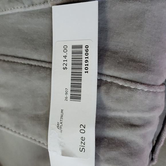 Billy Blues Silver Gray Flare Boot Cut Velvet Pants size 2 - Picture 15 of 15